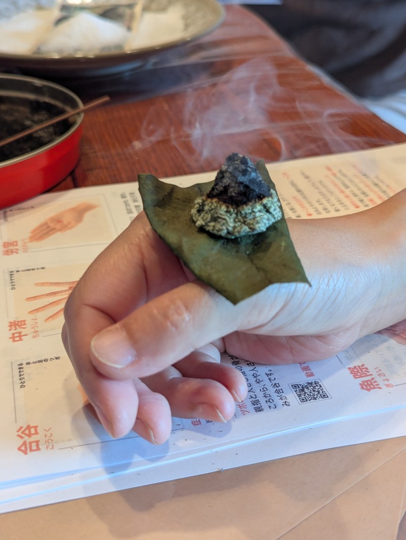 艾のお灸